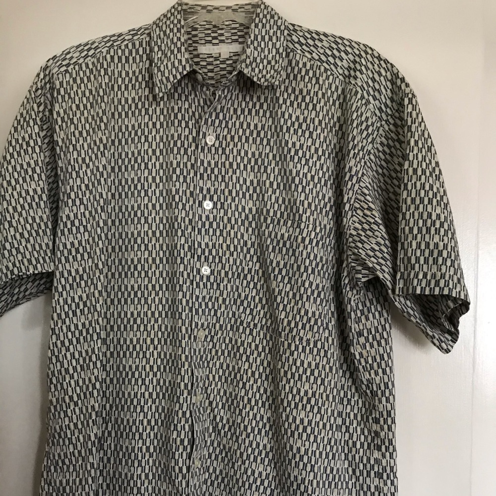 PERRY ELLIS , men’s shirt , size L , 100% COTTON